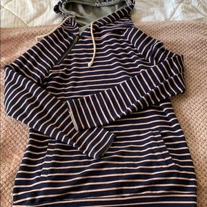 Ampersand Avenue double hood sweatshirt